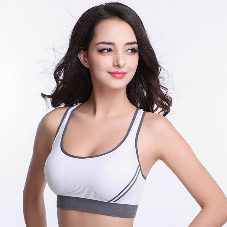 Women's Seamless Padded Athletic Tank Top & Sports Bra