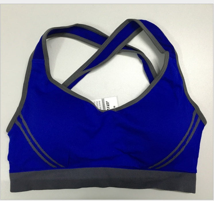 Women's Seamless Padded Athletic Tank Top & Sports Bra