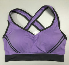 Women's Seamless Padded Athletic Tank Top & Sports Bra