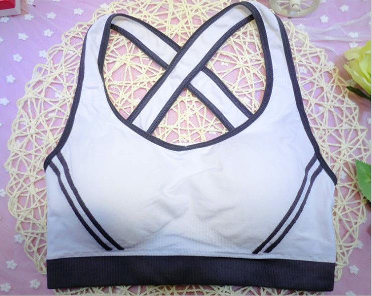 Women's Seamless Padded Athletic Tank Top & Sports Bra