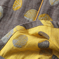 Pure cotton long sleeve jacquard pajama set