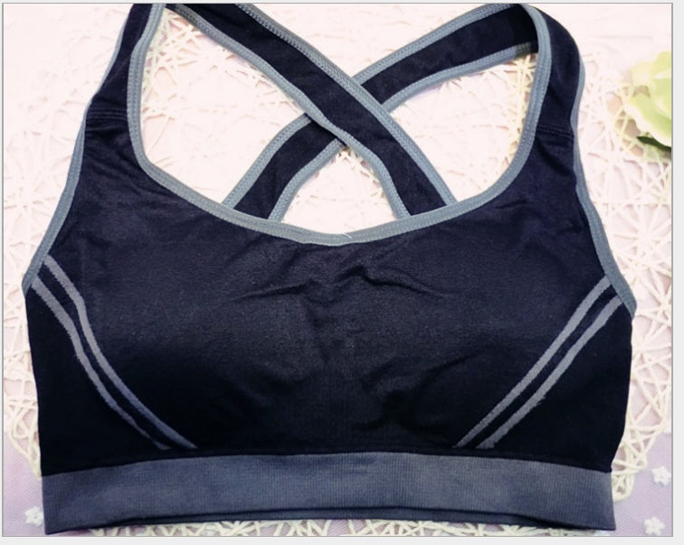 Women's Seamless Padded Athletic Tank Top & Sports Bra