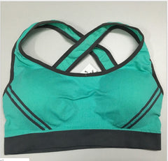 Women's Seamless Padded Athletic Tank Top & Sports Bra