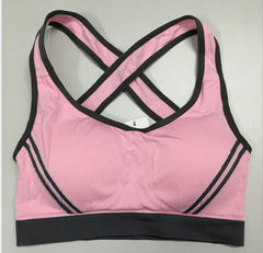 Women's Seamless Padded Athletic Tank Top & Sports Bra