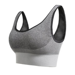 Plus size high-strength shockproof seamless quick-drying sports bra for women